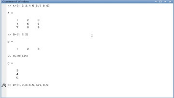 Matlab(매트랩) - 행렬 입력 방법