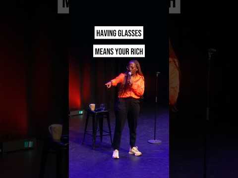 Having glasses means your rich