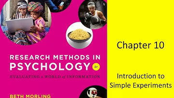 Chapter 10   2 Examples of Simple Experiments and Experimental Variables