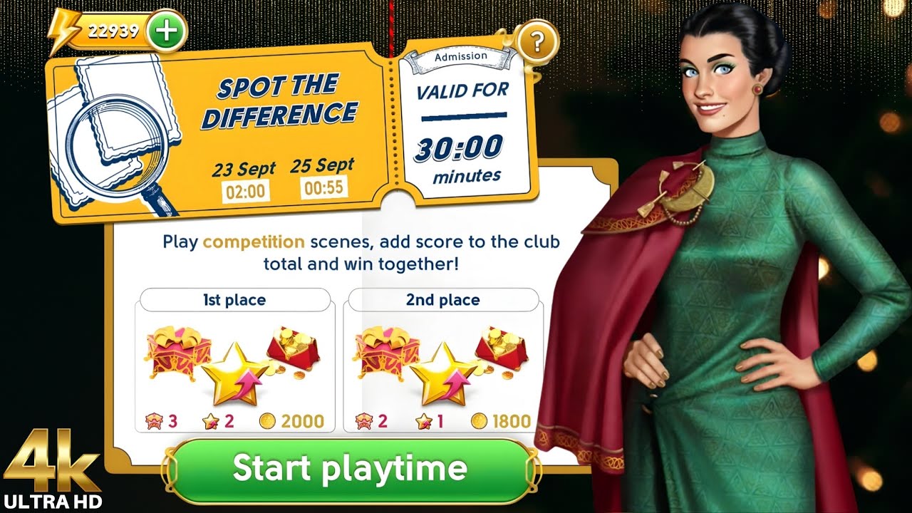 JUNE'S JOURNEY SPOT THE DIFFERENCE COMPETITION 23 to 25 SEP 2025 4K ULTRA HD