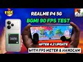 Realme P4 5g Bgmi 4.2 update 90 FPS Test🎮 | Performance Review|