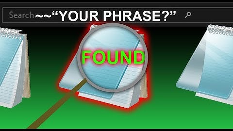 Searching Windows Files For 2 Key Words, Multiple Words, Phrases & Terms, Lines Of Code. Let