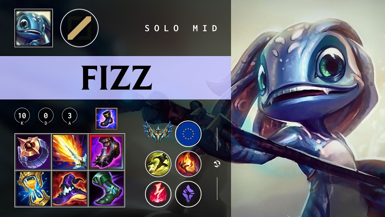 Fizz Mid vs Cassiopeia - EUW Challenger Patch 26.04