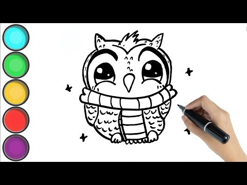 HOE TEKEN JE EEN UIL? LEREN TEKENEN VOOR IEDEREEN!