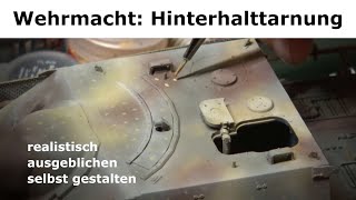 Ausgeblichene Hinterhalttarnung Lackieren