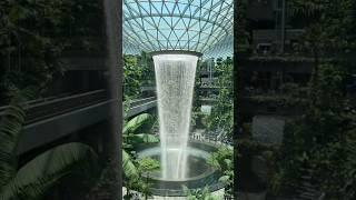 ✨ Jewel Changi Airport from the SkyTrain 🚆🌿 | Singapore’s Iconic Rain Vortex #jewelchangiairport