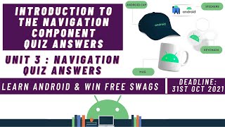 Introduction To The Navigation Component Quiz Answers | Unit 3 Navigation Quiz Answers | #Android screenshot 3