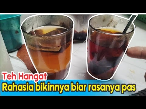 Cara Buat Teh Manis Panas