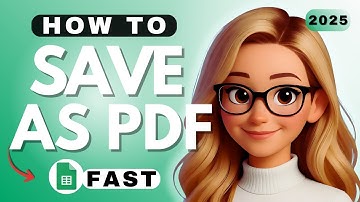 How to Save Google Sheet as PDF