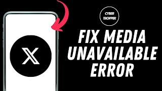 How to Fix this Media in Unavailable on Twitter