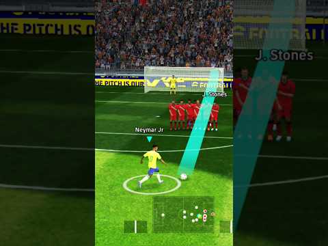 Neymar jr amazing free kick🔥🔥#efootball #pes2021 #trending #ytshorts #ronaldo