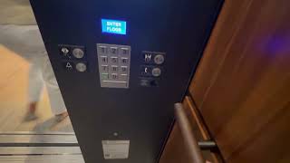 My First Mitsubishi! Traction Shuttle Elevators - JW Marriott - Tampa Fl  