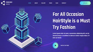 Gaming website template free Source code download | website templates free download | @rjksharma