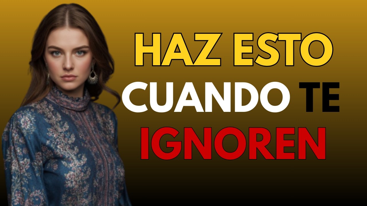 SI SE ALEJA Y TE IGNORA, HAZ ESTO (Funciona al 100%) | ESTOICISMO