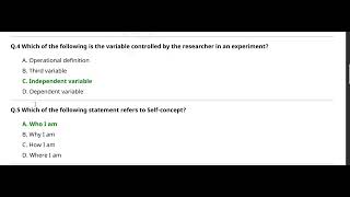 PSY101 QUIZ 1 2026 FOR MID TERM PAPERS