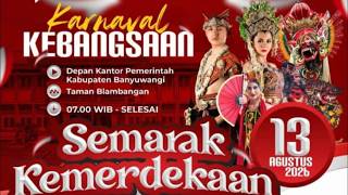 LIVE KARNAVAL KEBANGSAAN BANYUWANGI 2026