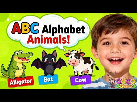 Educational Baby Video | Kids Songs Toddler Learning Video| ABC Alphabet Animals |CoCo Songs Cartoon
