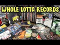 My entire vinyl collection with over 100 records hip hop  rock  more