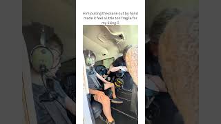 Him pulling the plane out by hand made it feel a little too fragile for my liking 🤣 #viral #shorts
