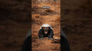 Honey badger share a unique partnership with a bird #shorts