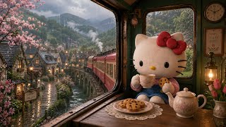 π§οΈ Hello Kitty Rainy Train Ride ASMR πβ Cozy Spring Ambience & Relaxing Rain Sounds for Sleep/Study π§οΈ Hello Kitty Rainy Train Ride ASMR πβ Cozy Spring Ambience & Relaxing Rain Sounds for Sleep/Study