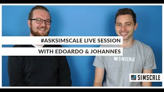 Famous Ask SimScale Session 5 with Edoardo Frigerio & Johannes Probst Profile