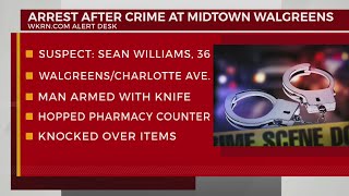 Arrest after crime at Midtown Walgreens