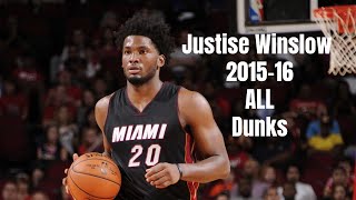 Justise Winslow 2015-16 All Dunks