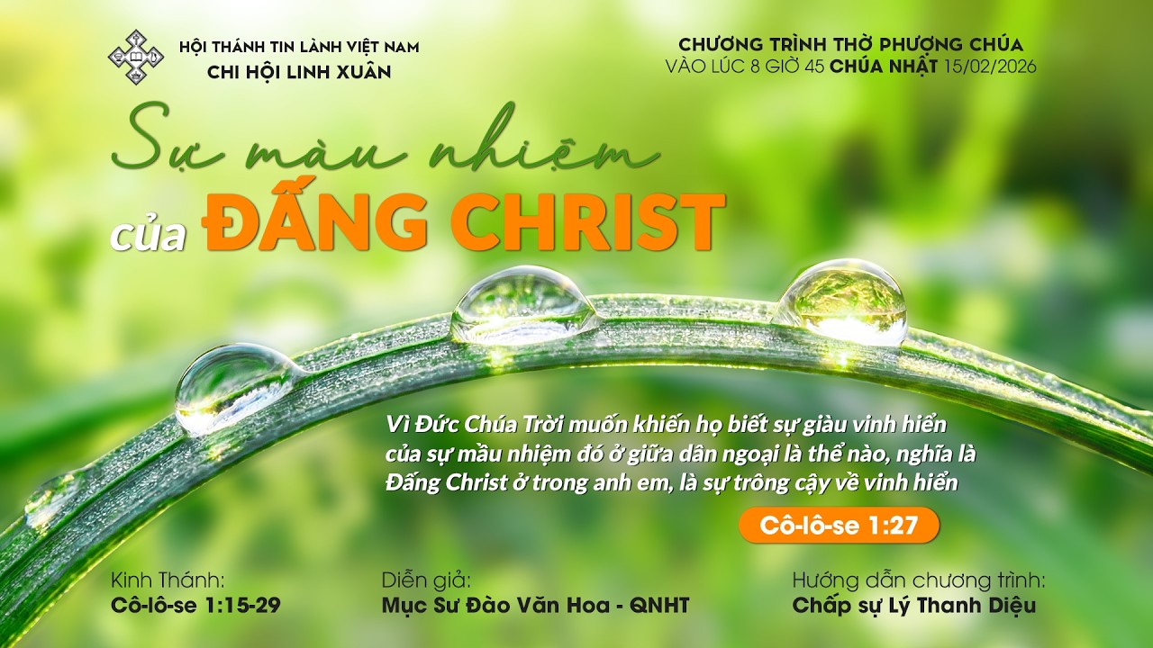 HTTL LINH XUÂN - CHƯƠNG TRÌNH THỜ PHƯỢNG CHÚA - 15/02/2025 - 