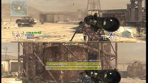Call of Duty: Modern Warfare 2 Split-Screen Quick-Scope 1v1