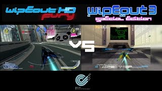 Wipeout Hd Vs Wipeout 3 - Ubermallmegamall