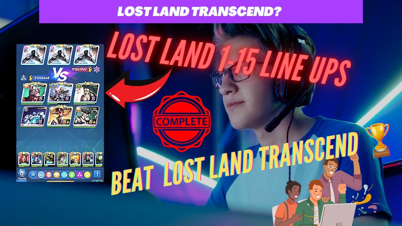 Lost Land Transcend Modified Line UPS - Guide Information in Description &  Video