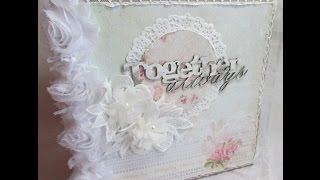Custom 8x8 Wedding Mini Album for SaCrafters