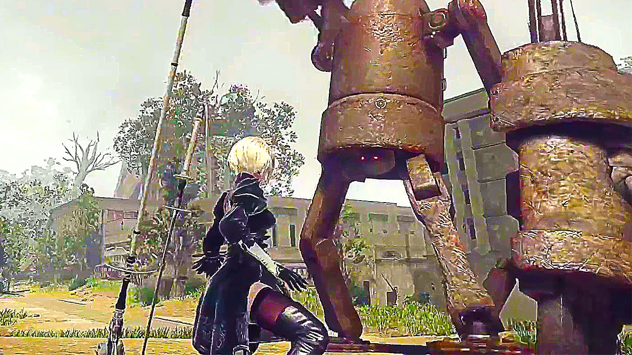 NieR Automata NEW Gameplay Trailer Elegant Destruction (PS4 / PS4 PRO) 2017