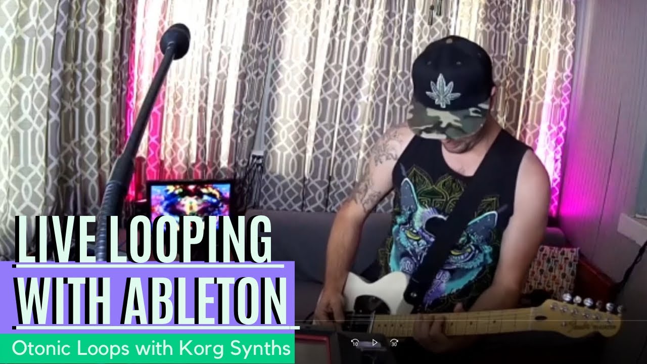 Ableton Live Looping with Guitar and Synth - YouTube