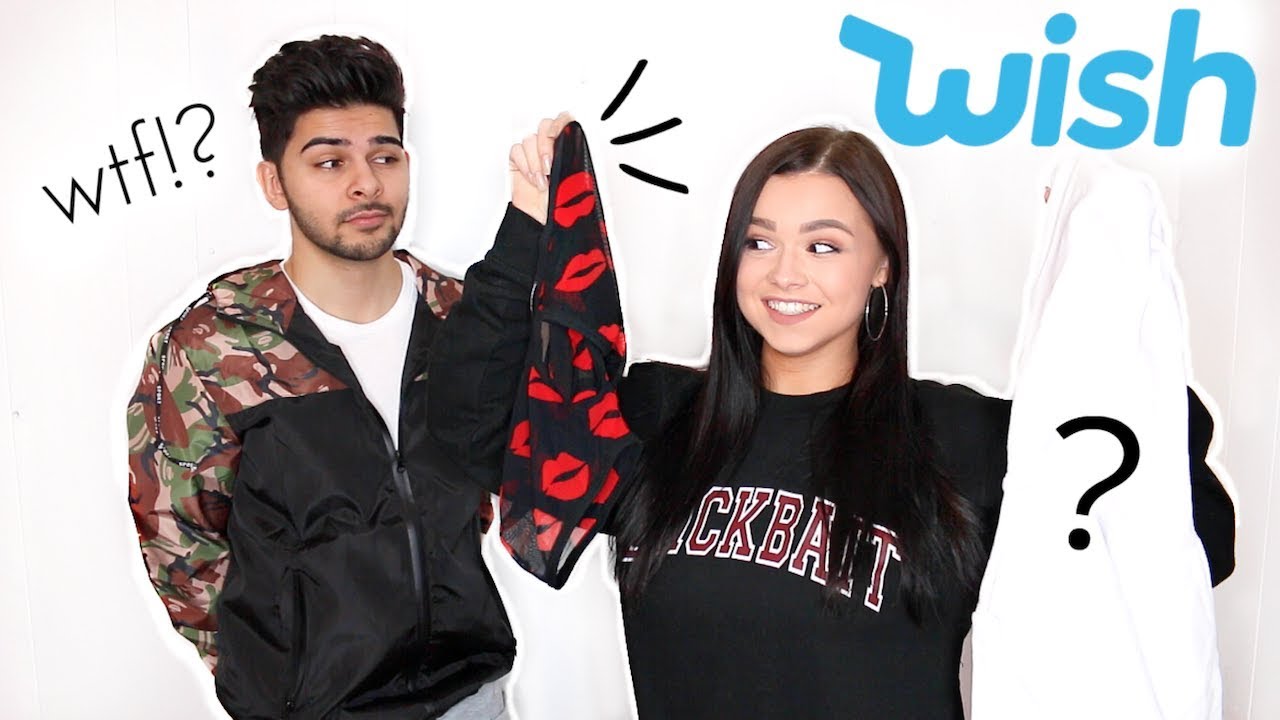 Buying My Boyfriend Clothes From Wish! Allisa Rose