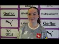 Interview mit Norina Reusser nach dem 1. Gruppenspiel