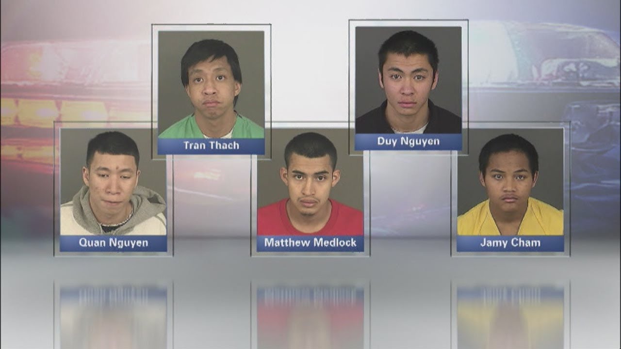 6 men indicted in massive crime spree