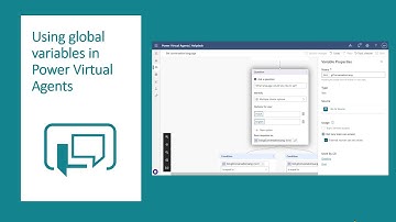 Using global variables in Power Virtual Agents