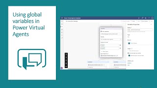 Using global variables in Power Virtual Agents