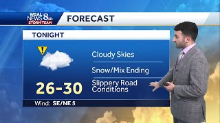 IMPACT: Snow/mix ending, slippery road conditions to persist across south-central Pennsylvania