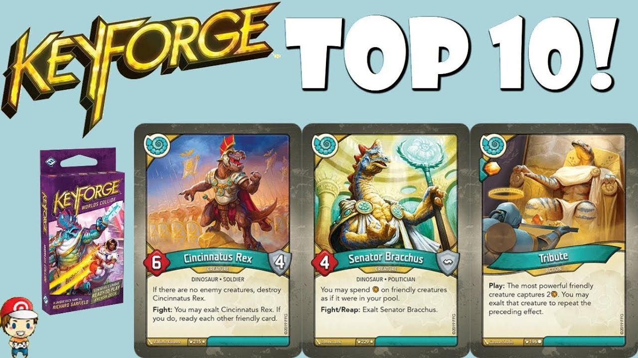 Top 10 Saurian Republic Cards from Worlds Collide! (Keyforge!) - YouTube
