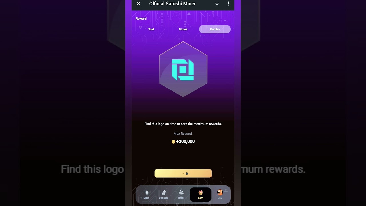 Satoshi Miner Daily Combo Oct 4