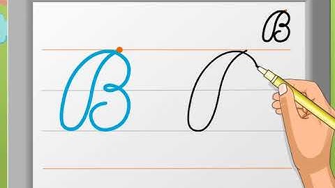 Cursive Writing | Capital Letter ‘B’ | Macmillan Education India