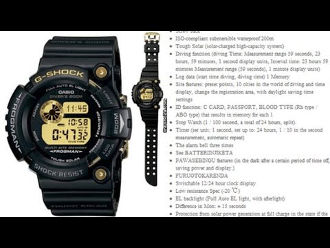平*園様 25周年限定　CASIO G-SHOCK FROGMAN GW-225 Rare Casio Watch G-Shock Frogman 25th Anniversary Model GW