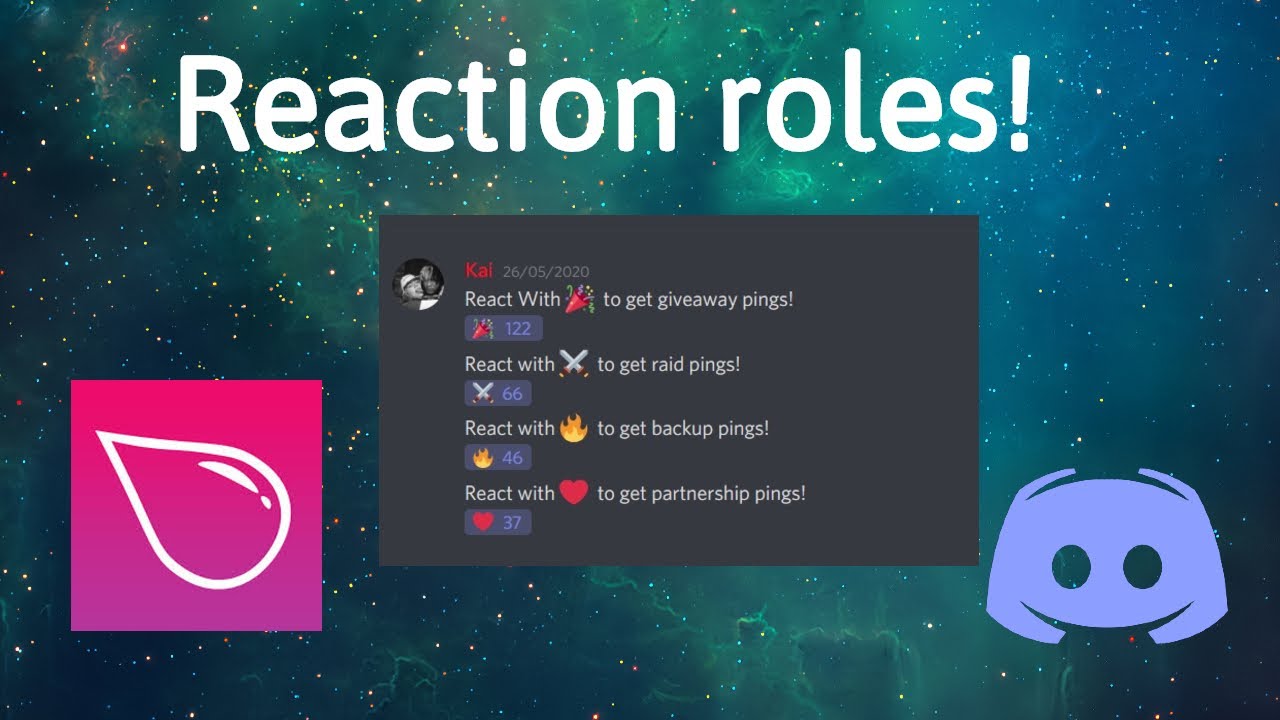 Discord Reaction Role Template