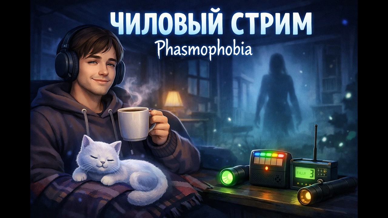 Чиловый стрим: Phasmophobia