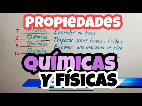 Video: ¿Qué propiedades son ejemplos de propiedades químicas? Marque todas las que se apliquen