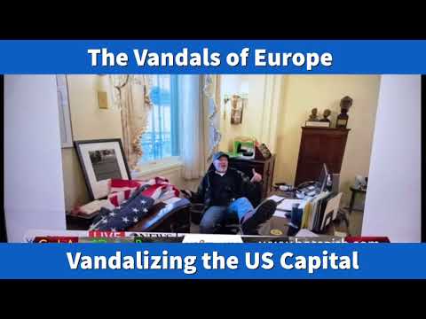 The vandals of Europe vandalizing the capital.