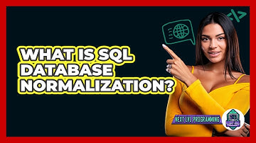 What Is SQL Database Normalization? - Next LVL Programming